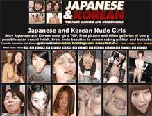 Tablet Screenshot of japanese-korean.com